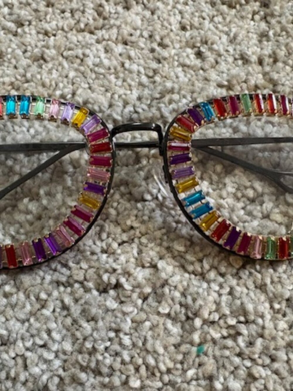 New Fun Multi-Color Rhindstone Reading Glasses. 3.0